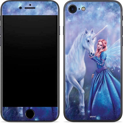 Rachel Anderson Rhiannon Fairy and Unicorn iPhone 8 Skin