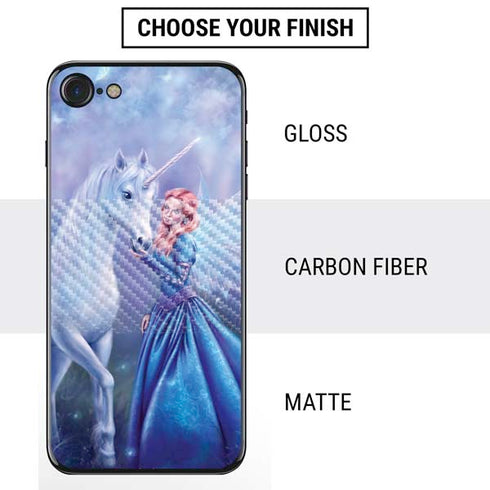 Rachel Anderson Rhiannon Fairy and Unicorn iPhone SE (2nd & 3rd Gen) Skin