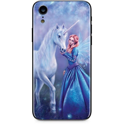 Rachel Anderson Rhiannon Fairy and Unicorn iPhone XR Skin