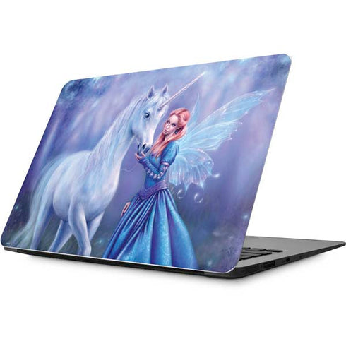 Rachel Anderson Rhiannon Fairy and Unicorn Apple MacBook Skin