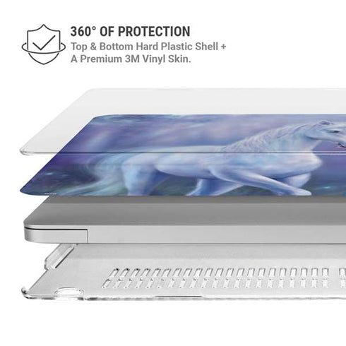 Rhiannon Fairy and Unicorn by Rachel Anderson MacBook Air 13in M1 (2021) Case plus Skin