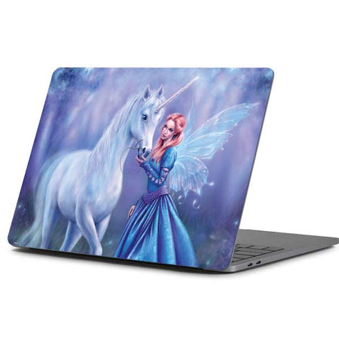 Rachel Anderson Rhiannon Fairy and Unicorn Apple MacBook Pro 13-inch Skin