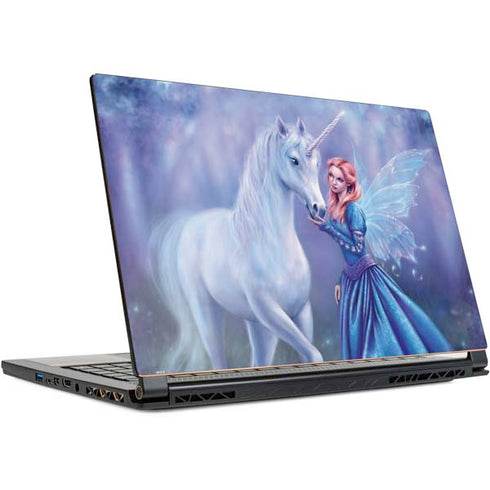 Rachel Anderson Rhiannon Fairy and Unicorn MSI GS65 Stealth Laptop Skin