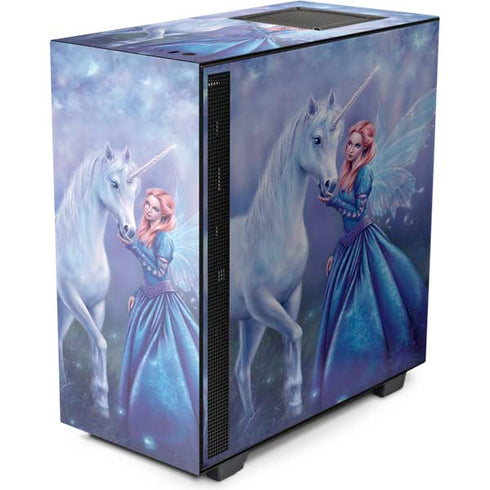 Rachel Anderson Rhiannon Fairy and Unicorn NZXT H510 Compact ATX Mid-Tower Case Skin