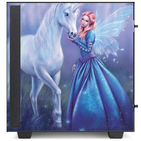 Rachel Anderson Rhiannon Fairy and Unicorn NZXT H510 Compact ATX Mid-Tower Case Skin
