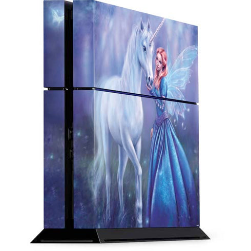Rachel Anderson Rhiannon Fairy and Unicorn PS4 Console Skin