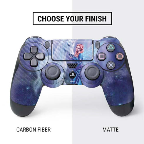 Rachel Anderson Rhiannon Fairy and Unicorn PS4 Controller Skin