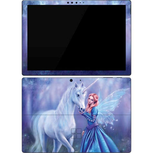 Rachel Anderson Rhiannon Fairy and Unicorn Surface Pro 7 Skin