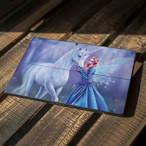 Rachel Anderson Rhiannon Fairy and Unicorn Surface Pro 7 Skin