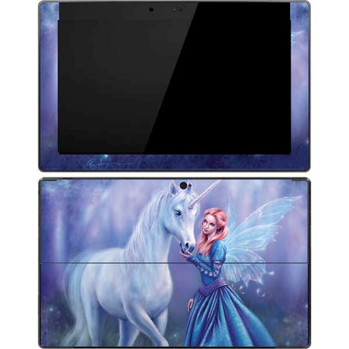Rachel Anderson Rhiannon Fairy and Unicorn Surface Pro Tablet Skin