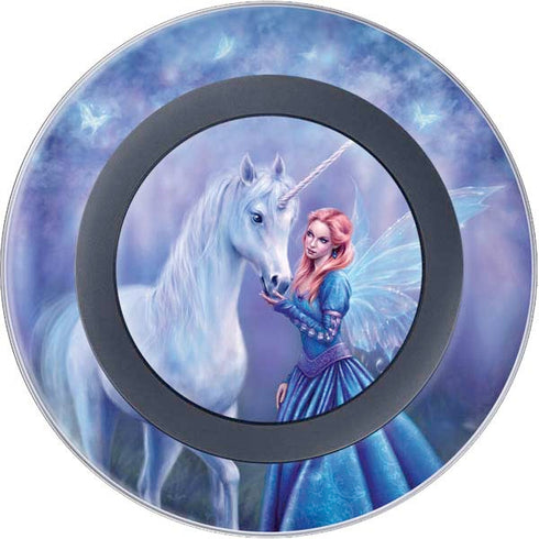 Rachel Anderson Rhiannon Fairy and Unicorn Wireless Charger Skin