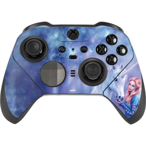 Rachel Anderson Rhiannon Fairy and Unicorn Xbox Elite Wireless Controller Series 2 Skin