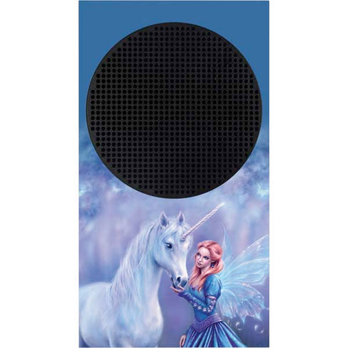Rachel Anderson Rhiannon Fairy and Unicorn Xbox Series S Console Skin