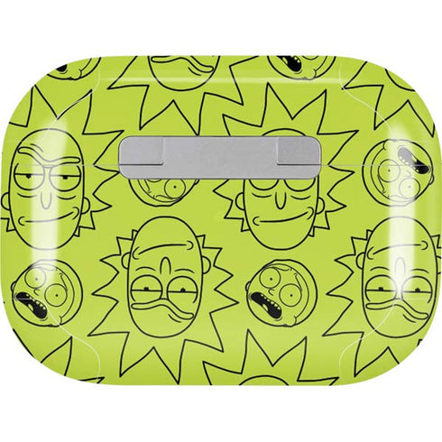 Adult Swim Rick and Morty Rick and Morty All Over Print AirPods Pro 2nd Gen Skin