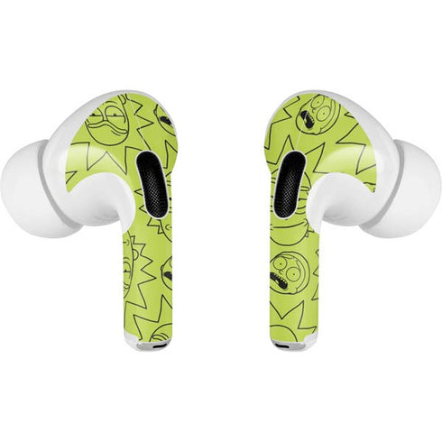 Adult Swim Rick and Morty Rick and Morty All Over Print AirPods Pro 2nd Gen Skin