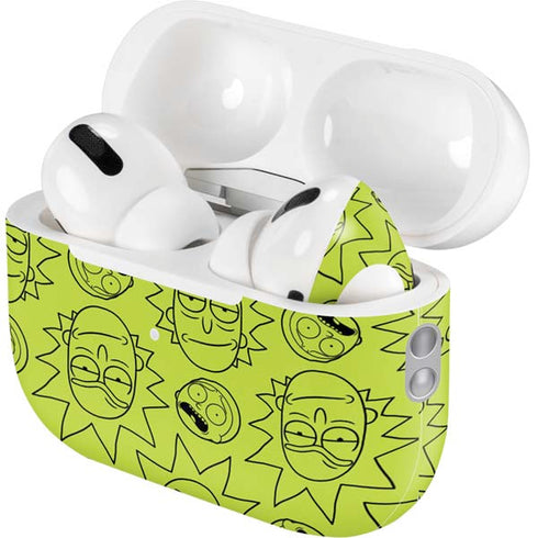 Adult Swim Rick and Morty Rick and Morty All Over Print AirPods Pro 2nd Gen Skin