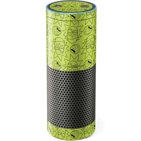 Adult Swim Rick and Morty Rick and Morty All Over Print Amazon Echo Skin