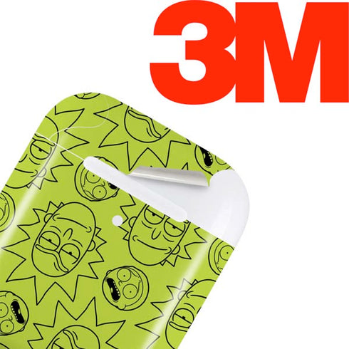 Adult Swim Rick and Morty Rick and Morty All Over Print Apple AirPods 2 Skin