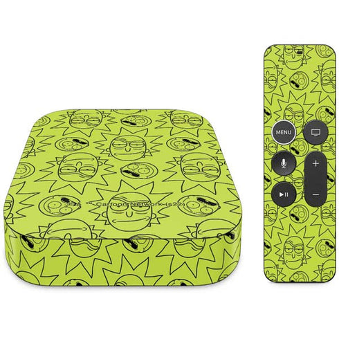 Adult Swim Rick and Morty Rick and Morty All Over Print Apple TV Skin