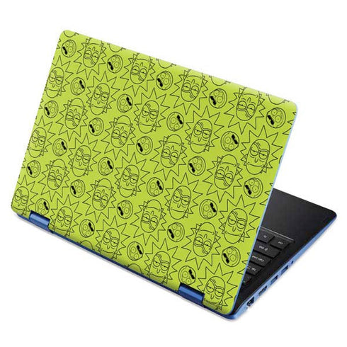 Adult Swim Rick and Morty Rick and Morty All Over Print Aspire R11 11.6in Skin