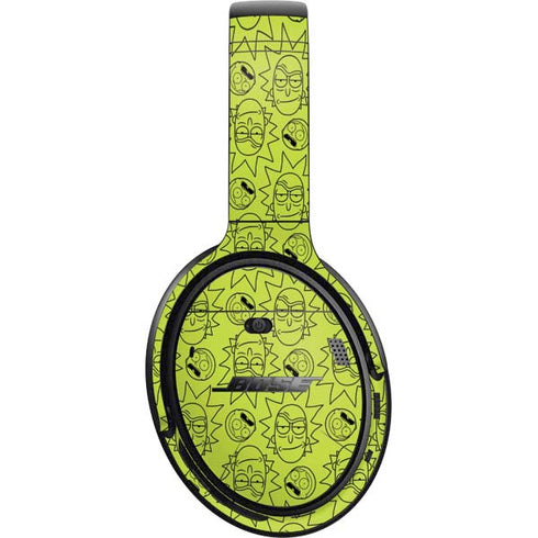 Adult Swim Rick and Morty Rick and Morty All Over Print Bose QuietComfort 35 Headphones Skin