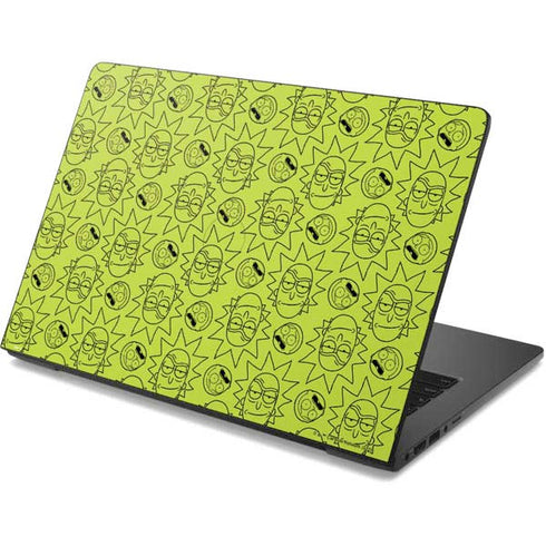 Adult Swim Rick and Morty Rick and Morty All Over Print Dell Chromebook Skin