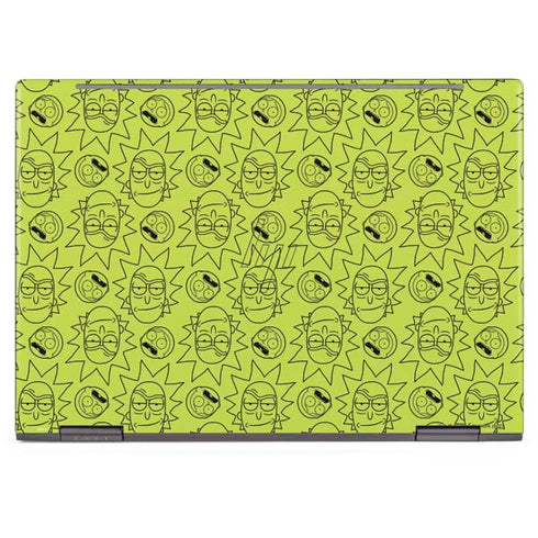 Adult Swim Rick and Morty Rick and Morty All Over Print HP Envy Skin