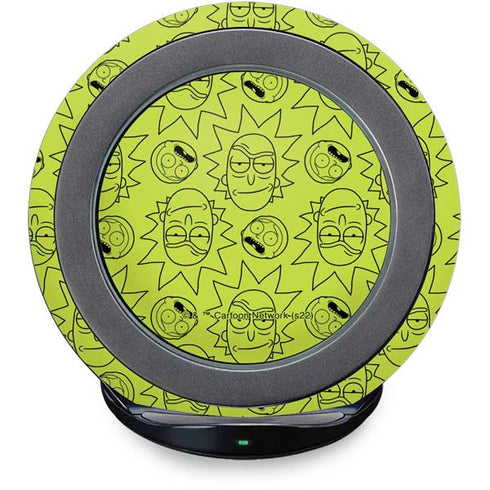 Adult Swim Rick and Morty Rick and Morty All Over Print Fast Charge Wireless Charging Stand Skin