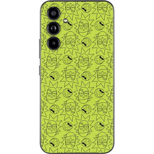 Adult Swim Rick and Morty Rick and Morty All Over Print Galaxy A54 5G Skin