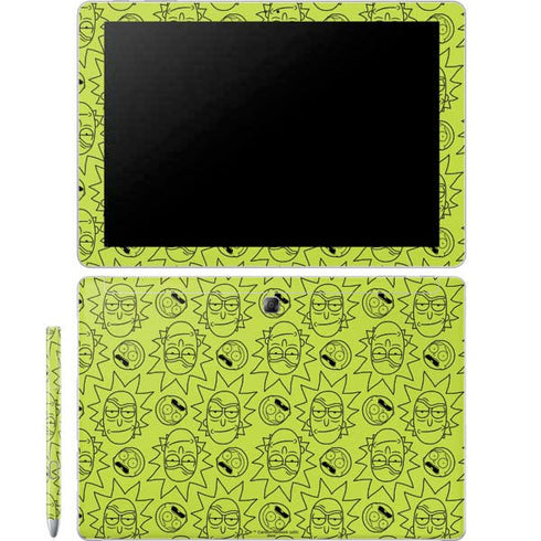 Adult Swim Rick and Morty Rick and Morty All Over Print Galaxy Book 12in Skin