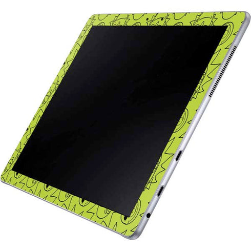 Adult Swim Rick and Morty Rick and Morty All Over Print Galaxy Book 12in Skin
