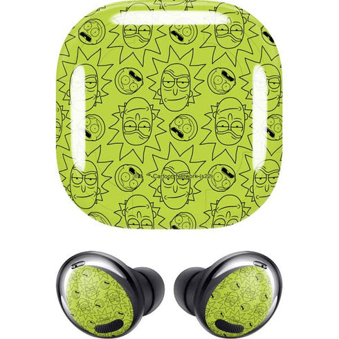 Adult Swim Rick and Morty Rick and Morty All Over Print Galaxy Buds Pro Skin