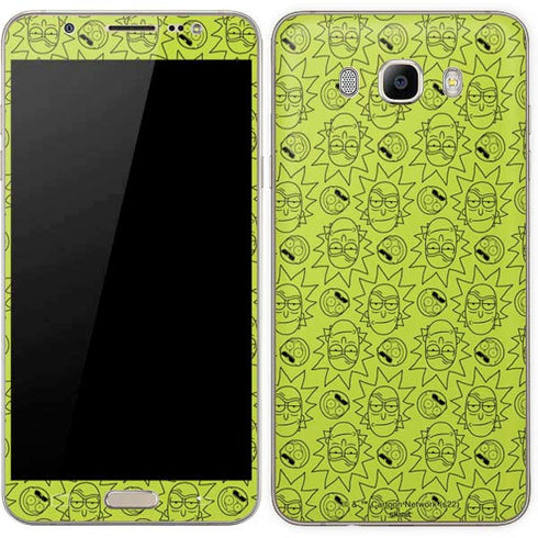 Adult Swim Rick and Morty Rick and Morty All Over Print Galaxy J7 Skin