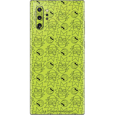 Adult Swim Rick and Morty Rick and Morty All Over Print Galaxy Note 10 Plus Skin