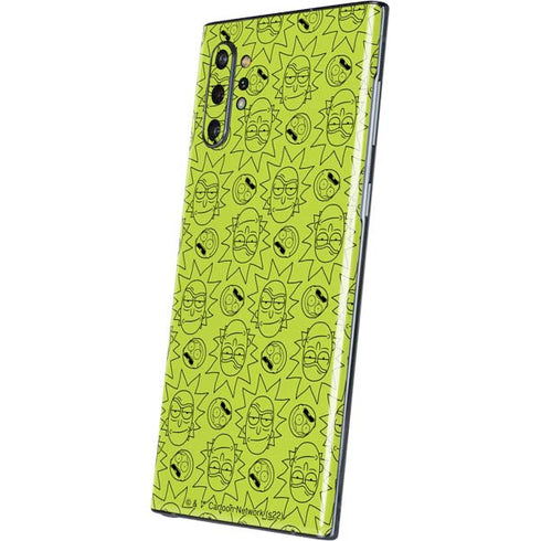 Adult Swim Rick and Morty Rick and Morty All Over Print Galaxy Note 10 Plus Skin