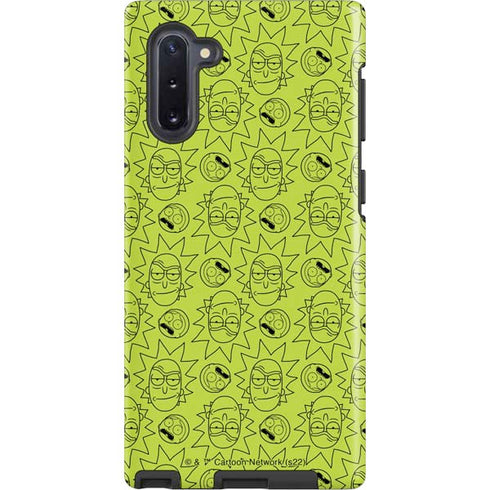 Adult Swim Rick and Morty Rick and Morty All Over Print Galaxy Note 10 Pro Case