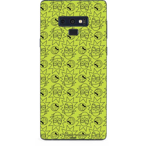 Adult Swim Rick and Morty Rick and Morty All Over Print Galaxy Note 9 Skin