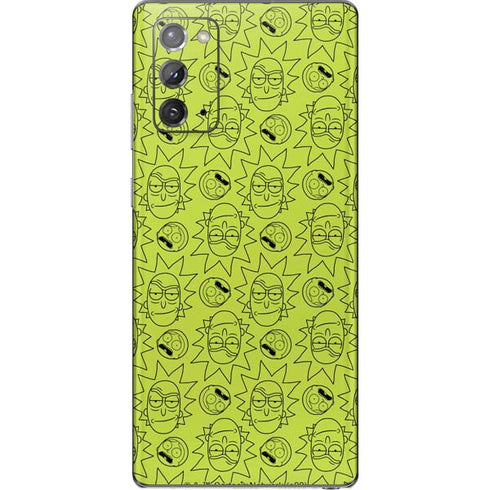 Adult Swim Rick and Morty Rick and Morty All Over Print Galaxy Note20 5G Skin