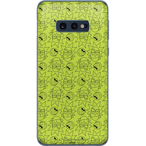 Adult Swim Rick and Morty Rick and Morty All Over Print Galaxy S10e Skin