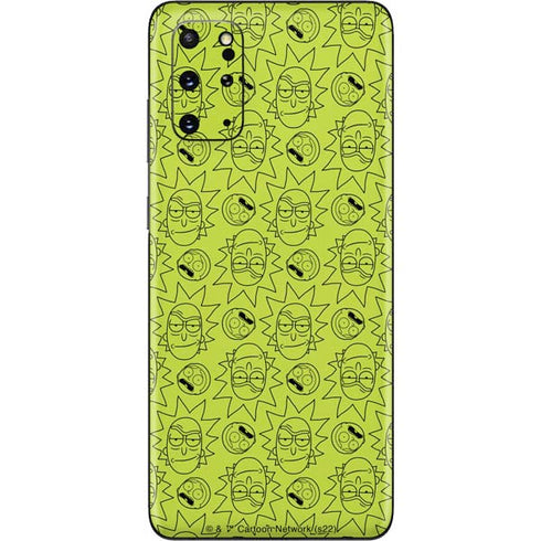 Adult Swim Rick and Morty Rick and Morty All Over Print Galaxy S20 Plus Skin