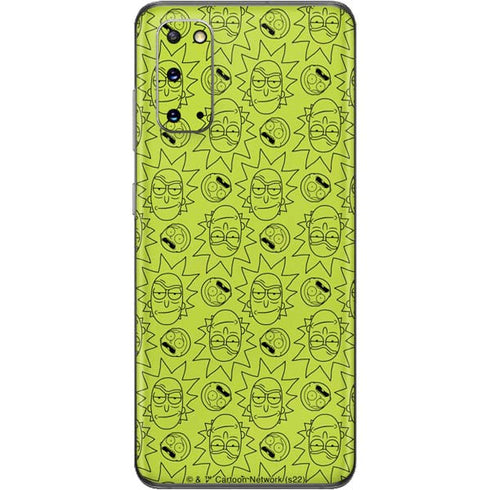 Adult Swim Rick and Morty Rick and Morty All Over Print Galaxy S20 Skin