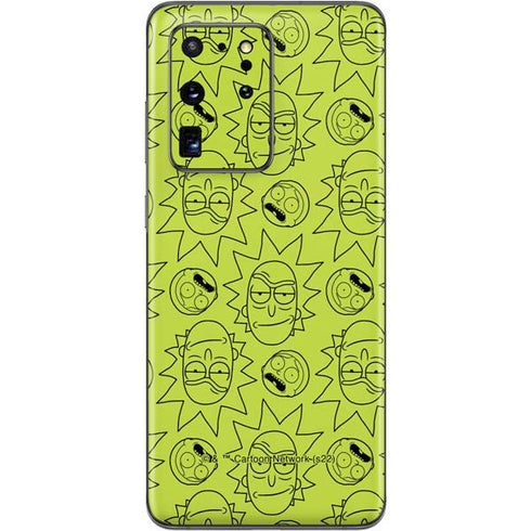 Adult Swim Rick and Morty Rick and Morty All Over Print Galaxy S20 Ultra 5G Skin
