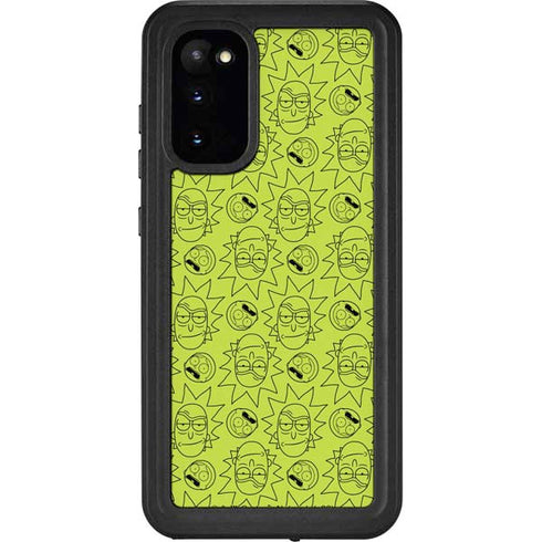 Adult Swim Rick and Morty Rick and Morty All Over Print Galaxy S20 Waterproof Case