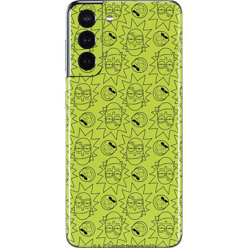 Adult Swim Rick and Morty Rick and Morty All Over Print Galaxy S21 5G Skin