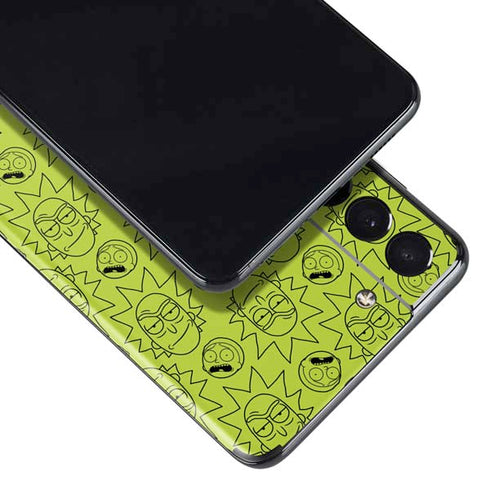Adult Swim Rick and Morty Rick and Morty All Over Print Galaxy S21 5G Skin