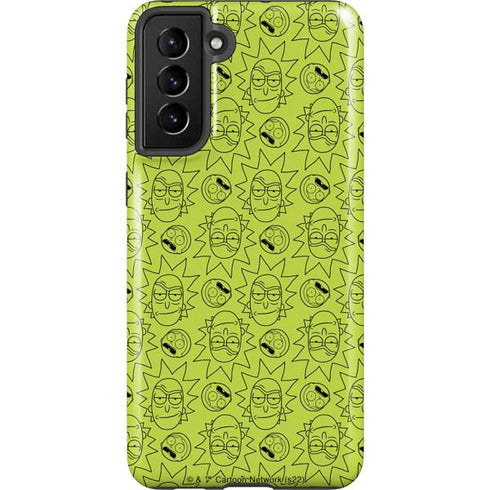 Adult Swim Rick and Morty Rick and Morty All Over Print Galaxy S21 FE Pro Case