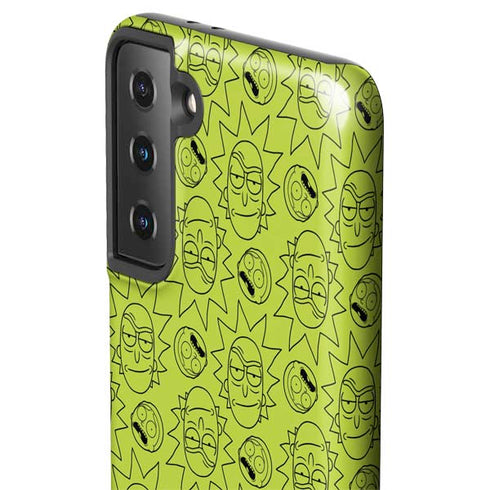 Adult Swim Rick and Morty Rick and Morty All Over Print Galaxy S21 FE Pro Case