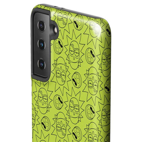 Adult Swim Rick and Morty Rick and Morty All Over Print Galaxy S21 Plus 5G Pro Case