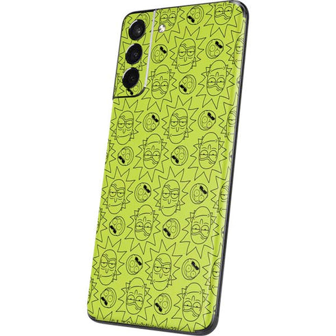 Adult Swim Rick and Morty Rick and Morty All Over Print Galaxy S21 Plus 5G Skin