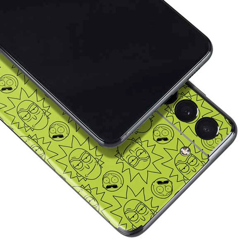Adult Swim Rick and Morty Rick and Morty All Over Print Galaxy S21 Plus 5G Skin